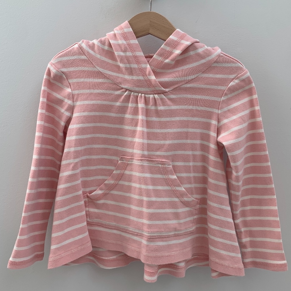 Tea Collection Stripe Hi-Lo Hoodie [3T]